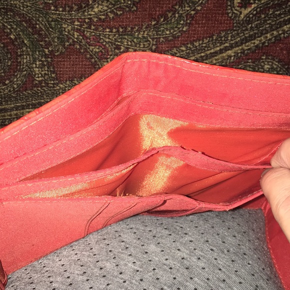 Liz&co. Wallet 10ctedut card slots orange color - Picture 4 of 4